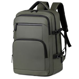 Sac à dos professionnel noir pratique avec logo personnalisé, port de charge USB, pour les voyages et le travail - Product Image 6