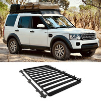 Pour Land Rover Discovery 3&4 Defender L663 Porte-bagages de toit en alliage d'aluminium noir
