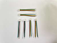 Rangkaian kabel mesin, 2pin 3pin 4pin 5pin 2.54mm Jst Sm pria dan wanita Set konektor 2 3 4 5 Pin