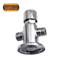 Robinet de douche froide thermostatique en laiton chromé poli à temporisation unique, haute qualité, prix direct usine, pour usage hôtelier