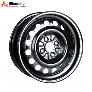 Wheelsky 564210 15 Inch 15x6.0 4x100 Goede Run-out Staal Auto Wielen Velg