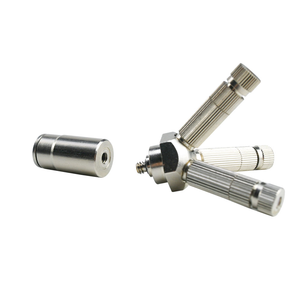 Conectores Rápidos de Latón de Alta Presión, Tapón Final con 1 Orificio Superior de 3/8'', Adaptador de Conectores de Agua para Jardín, Sistema de Riego por Nebulización - Product Image 5