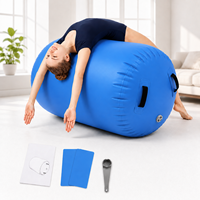 Rouleau gonflable de gymnastique pour l'entraînement au tumbling, aux sauts arrière et aux traversées sur les mains, et pour la pratique à domicile