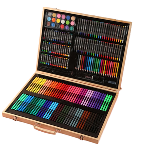 251 pièces chic double face écriture maternelle Art <span class=keywords><strong>marqueurs</strong></span> ensemble Non toxique aquarelle stylo couleur plomb peinture papeterie cadeau pour - Product Image 6