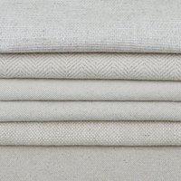 Tissu de lin de coton biologique classique mélange de fil teint richement texturé pour rideau canapé taie d'oreiller sac de meubles Technique tissée