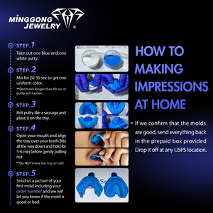 Hip-Hop Open Face Bottom Wave Bar Joyería fina 925 Plata y 10K-18K Gold Grillz 14K y 18K Variantes disponibles - Product Image 6