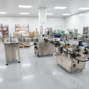 Línea de Producción China Automática para Envasado, Llenado, Tapado y Etiquetado de Alimentos, Máquina Motorizada de Alta Precisión - Product Image 3