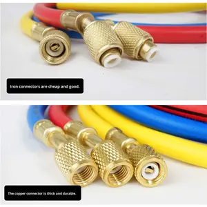 <span class=keywords><strong>Tuyau</strong></span> de recharge de réfrigérant pour climatiseur automobile, résistant à haute pression, R410A R22 R134a, récepteur de liquide réfrigérant, 1 an - Product Image 4