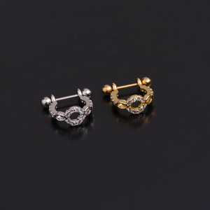 Nuevo Aro Fino de Diamante CZ para Perforación de Oreja, <span class=keywords><strong>Piercing</strong></span> <span class=keywords><strong>Orbital</strong></span>, <span class=keywords><strong>Piercing</strong></span> de Cartílago, <span class=keywords><strong>Piercing</strong></span> de Lóbulo, Aros para <span class=keywords><strong>Piercing</strong></span> de Pezón - Product Image 5