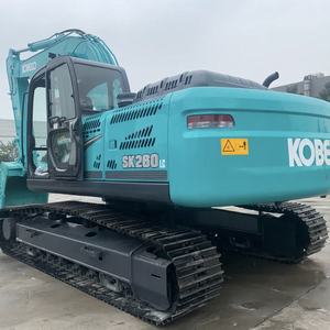Excavatrice sur chenilles hydraulique Kobelco SK260 de 26 tonnes, modèle 2022, d'occasion, de bonne qualité, avec moteur, boîte de vitesses et pompe, puissance de 131 kW, à vendre - Product Image 4