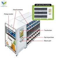 VFRESH Distributeur automatique intelligent de matériel de camping avec écran tactile, système de partage d'équipements de plein air