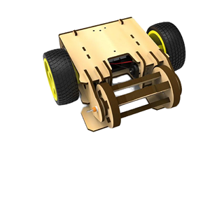 SY-087 bricolage télécommandé bataille Bots STEM Kit 3D dessin animé jeu en bois ingénierie éducative cadeau jouets ensemble paquet - Product Image 1