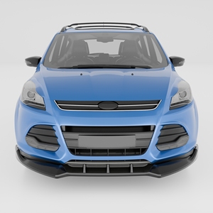 Splitter per Paraurti Anteriore Compatibile con <span class=keywords><strong>Ford</strong></span> Escape <span class=keywords><strong>Kuga</strong></span> 2013-2016, <span class=keywords><strong>Accessori</strong></span> Sottoscocca in ABS Nero Lucido - Product Image 6