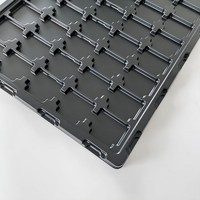 Usine d'emballage de barquettes en plastique sur mesure, barquettes d'emballage sous vide, barquettes en plastique jetables, barquettes antistatiques ESD