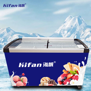 Réfrigérateur commercial en verre haute performance, combiné congélateur coffre, équipement de réfrigération pour le stockage d'aliments surgelés - Product Image 4