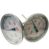 Termometer Dial Bimetal Industri 0-300C Wss-401