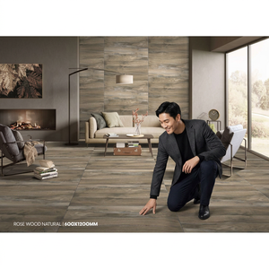 Azulejos de Porcelana con Efecto Madera de Olivo 600x1200mm Acabado Glaseado para Pisos y Paredes Interiores Modernos - Product Image 6