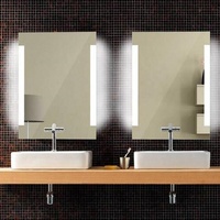 Miroirs en verre sablé pour salle de bain