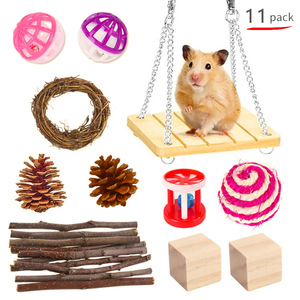 Động Vật Nhỏ Pet Nguồn Cung Cấp Hamster Chew Đồ Chơi Vật Nuôi Đường Hầm Đồ Chơi 11/12 Gói Đặt Hamster Hideout Bộ Đồ Giường Lồng Vật Nuôi Nhà Đồ Nội Thất - Product Image 6