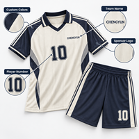 Maillot de football personnalisé décontracté pour supporters, maillot de football entièrement sublimé, uniforme d'équipe de football, club OEM