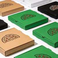 Boîte à pizza personnalisée de haute qualité, boîte à pizza en carton ondulé durable, boîtes à pizza pour emporter et pour restaurants, vente en gros