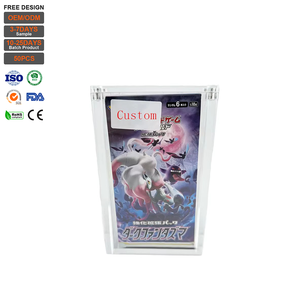 Boîte de présentation en acrylique transparente avec aimant puissant pour Pokémon ETB Evolutions Japan Booster Box, protection <span class=keywords><strong>et</strong></span> rangement - Product Image 1
