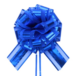 Venta al por mayor grande tridimensional flor floral Navidad <span class=keywords><strong>regalo</strong></span> embalaje elegante PP tirar cinta para regalos - Product Image 1