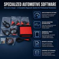Osciloscopio UDIAG OS100 de 4 Canales, Ancho de Banda de 100MHz, Muestreo de 1GSa/s, Osciloscopio de Diagnóstico Automotriz OBD2 para Automóviles, Camiones y Talleres