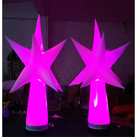 Colonne lumineuse LED gonflable à changement de couleur pour décoration de scène, discothèque, mariage, fête