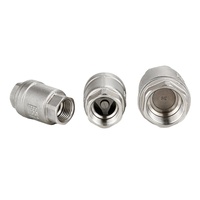 Clapet anti-retour à disque unique en acier inoxydable HanQian H12W-16P, type wafer, avec joint EPDM, commande manuelle, prix usine