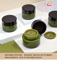 Pot cosmétique ABS de 30 g avec bouchon intérieur, récipient en plastique réutilisable pour crème de soin, pour l'emballage cosmétique