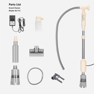 Accesorios para Acuarios, Limpiador de Grava Eléctrico de PVC para Peceras, Fácil de Transportar, Marca Jeneca, Duradero, Ecológico y Silencioso para Uso en Sala de Estar - Product Image 5