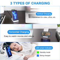 Support de chargeur sans fil multifonctionnel pliable 3 en 1 d'origine pour Xiaomi 12 Pro Z5 Z23 Pixel 6a