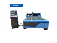 Machine de découpe plasma CNC de haute précision AceBest 1530, type table, moteur pas à pas, multifonctionnelle pour la découpe de tôles métalliques