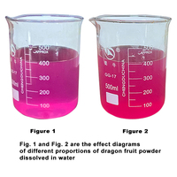 KLIFE Vente en Gros Poudre de Pitaya Rouge Rose Lyophilisée Poudre de Fruit du Dragon