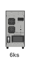 UPS Online Gelombang Sinus Murni Stabilitas Tinggi C6KS 6KVA Tipe Tower untuk Peralatan Server Pusat Data