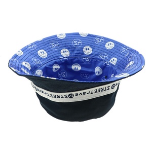 หมวกบักเก็ตพิมพ์ลายแบบซับลิเมชั่นคุณภาพสูงแบบกลับด้านได้ พร้อมปักโลโก้ - Product Image 5