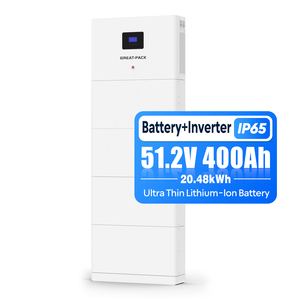 ระบบแบตเตอรี่สำรองพลังงานบ้าน IP 65 20 กิโลวัตต์ชั่วโมง แบบออฟกริด แรงดันต่ำ พร้อมแบตเตอรี่ในตัว - Product Image 1