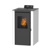 Mini03S 6KW Poêle à granulés de bois intérieur Cheminée Nouveau Design Simple Style européen Moderne et respectueux de l'environnement avec WIFI
