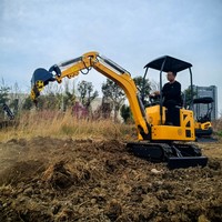 Mini-excavatrice à chenilles neuve avec moteur Kubota CE EPA, 2 tonnes, livraison gratuite, micro-pelle, prix de gros pour excavatrices compactes