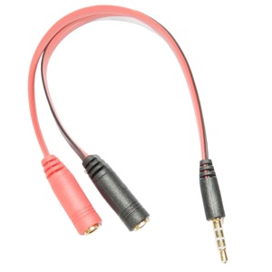 Wodexun 3.5mm 2-In-1 Audio Adapter <b>For</b> Mobile Phone To <b>Computer</b> Headset With <b>Microphone</b> And Headphone Splitter - Product Image 3