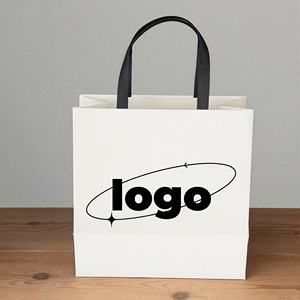 Bolsa de Regalo de Papel con Diseño de Mármol y Cinta de Lujo, Personalizada con Logotipo, Material Kraft con Asa para Empaque de Zapatos, Venta al Por Mayor - Product Image 4