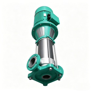 Pompe centrifuge verticale multi-étages en acier inoxydable haute pression pour surpression industrielle - Product Image 4