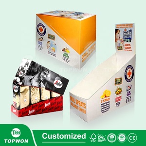 <span class=keywords><strong>Caja</strong></span> de Exhibición de Cartón Corrugado para Punto de Venta, Personalizada para Minoristas, Lista para Exhibir en Estantes, con Sistema de Desprendimiento Fácil - Product Image 2