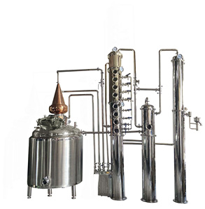 Équipement de distillation industriel en cuivre de 100 L avec pompe à moteur et boîte de vitesses <span class=keywords><strong>pour</strong></span> le brandy, le <span class=keywords><strong>vin</strong></span> et les boissons alcoolisées - Product Image 3