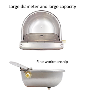 Prezzo a buon mercato attrezzature per l'alimentazione dell'acqua animale bevitori di cavalli strumento automatico bovini mucca palla galleggiante ciotola per acqua potabile con foro - Product Image 4