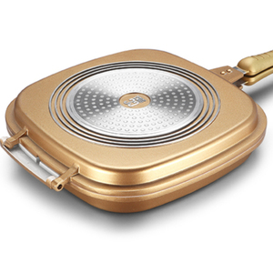 3 <span class=keywords><strong>en</strong></span> 1 doble de aluminio parrilla Pizza Pan casa Pizza cocina mejor no palo Grill pan juegos de utensilios de cocina - Product Image 1