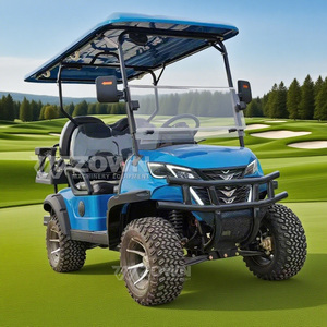 Carrito de Golf Utilitario Pequeño con Neumáticos Todoterreno Extra Grandes, Ideal para Transporte en Granjas y Campos de Golf - Product Image 1