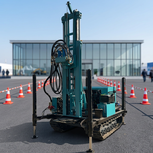 Drill <strong>Rig</strong> Deep Well With Mud Pump 300m Hydraulic Water Well Drilling Machine Crawler Air Compressor Durable for Sale - Product Image 6