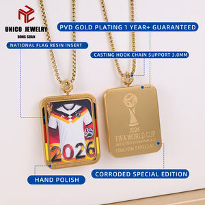 قلادة رجالية من الفولاذ المقاوم للصدأ لكأس العالم 2026 في ألمانيا - Product Image 5